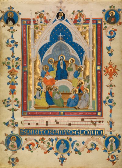 Pentecost by Master of the Dominican Effigies